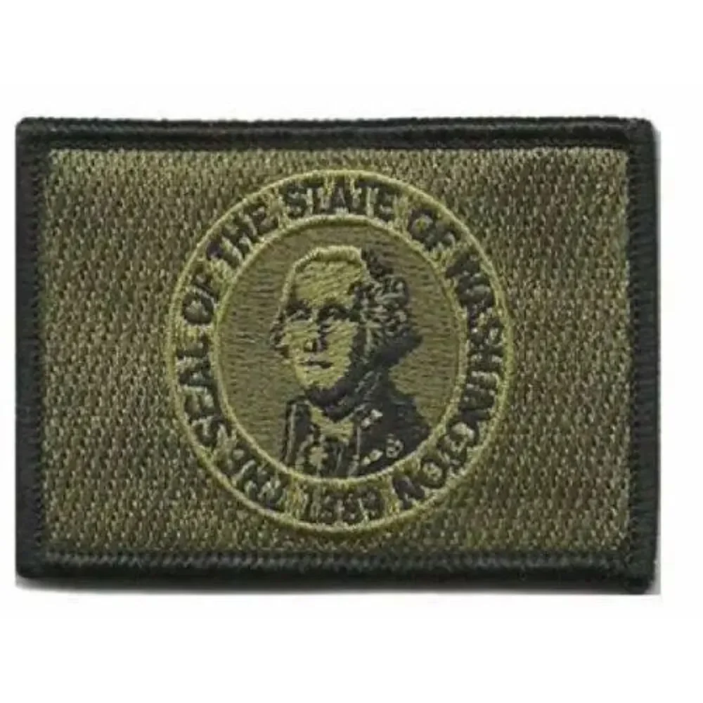 BuckUp Tactical Morale Patch Hook Washington Olympia State Patches 3x2